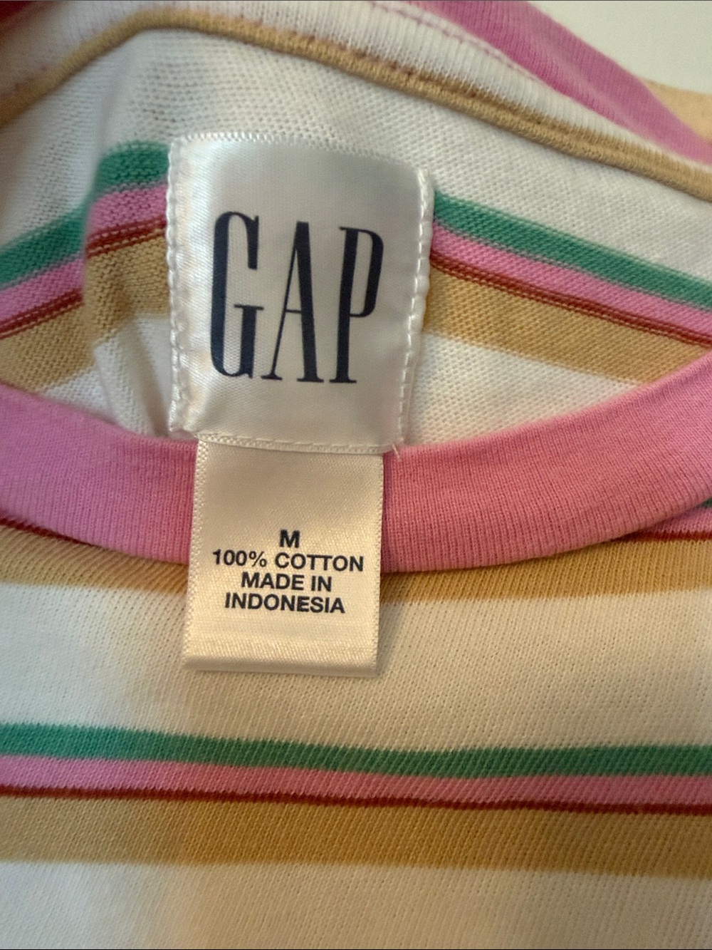 Striped Pocket Tee - Pink/Multicolor - Picture 2 of 2